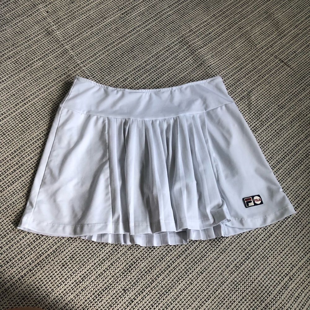 White Fila Skort